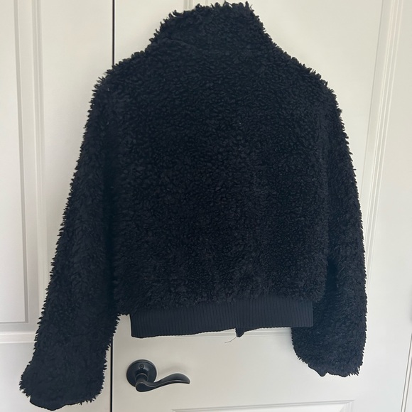 Love Tree Faux Fur Jacket (Black Teddy) - Picture 2 of 3